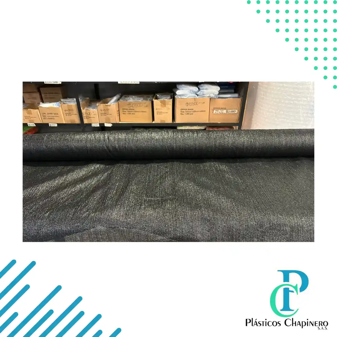 rollo de polisombra negra