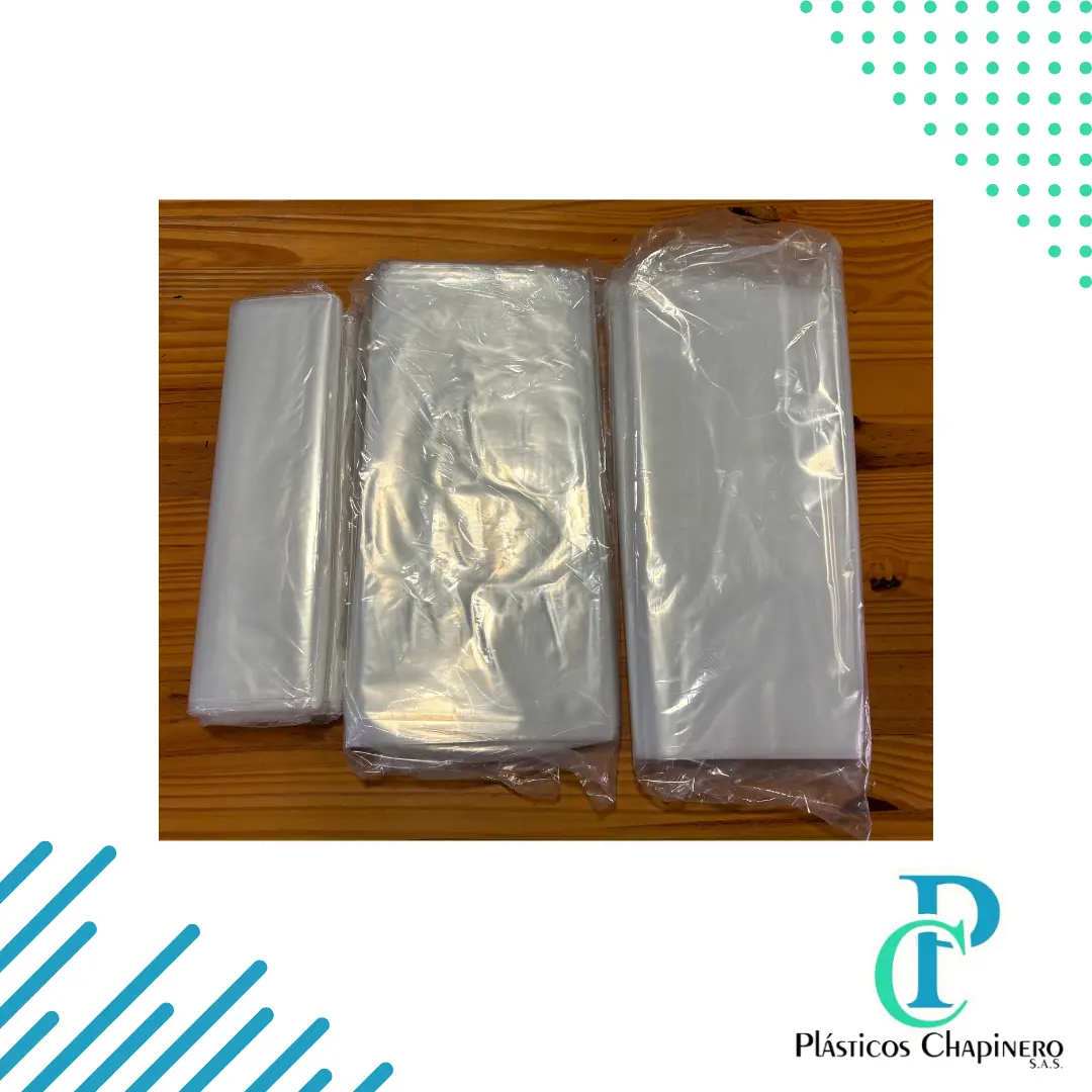 bolsa plástica transparente en polietileno