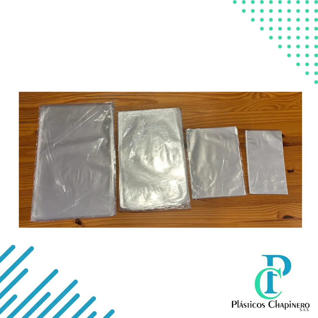 bolsa transparente de polipropileno