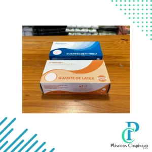 Guantes de nitrilo y látex
