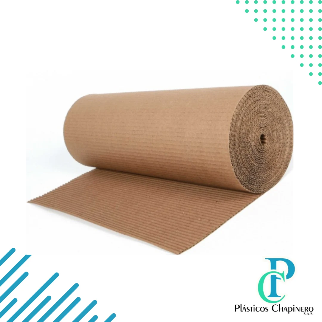 cartón corrugado en rollo